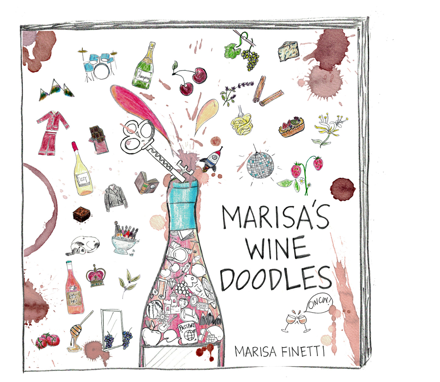 Marisa's Wine Doodles - The Book
